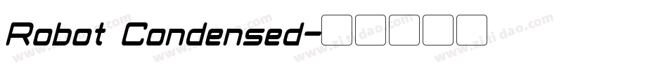 Robot Condensed字体转换